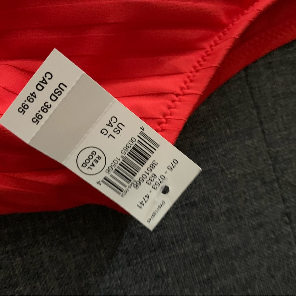 Aerie Red Women's Swimsuit - Large - Picture 4 of 7